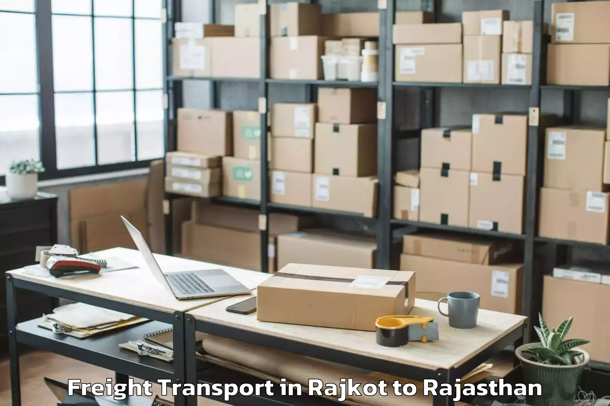 Reliable Rajkot to Phulera Sambhar Freight Transport